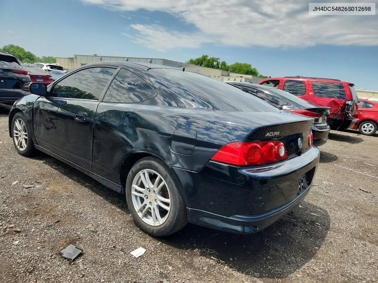 2006 Acura Rsx VIN: JH4DC54826S012698 Lot: 59038106