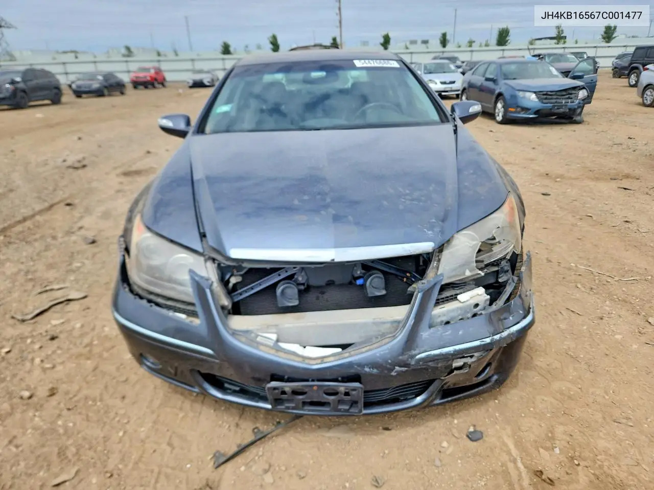 2007 Acura Rl VIN: JH4KB16567C001477 Lot: 54476686