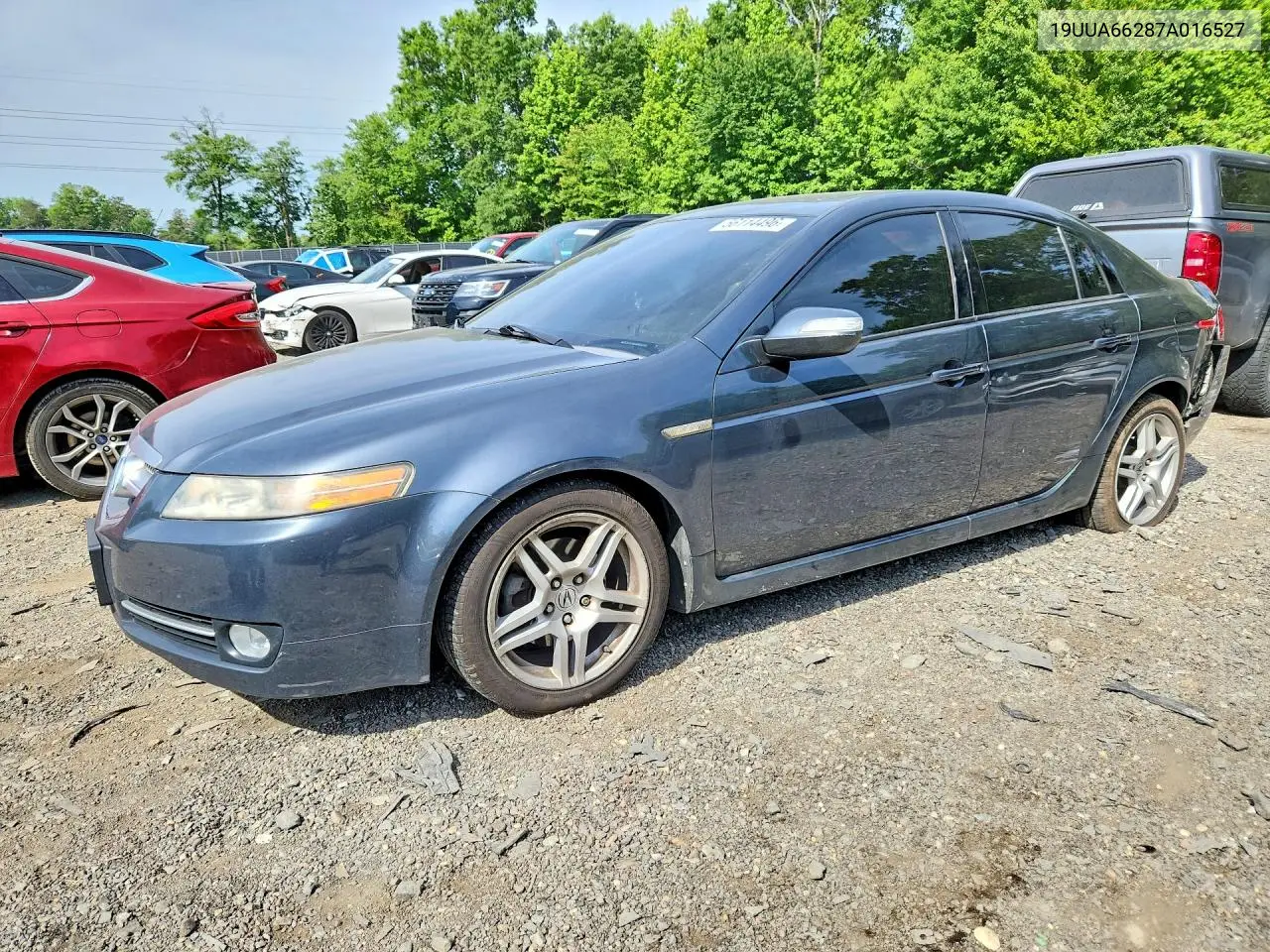 2007 Acura Tl VIN: 19UUA66287A016527 Lot: 56114496