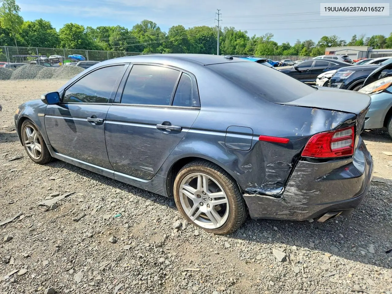 2007 Acura Tl VIN: 19UUA66287A016527 Lot: 56114496