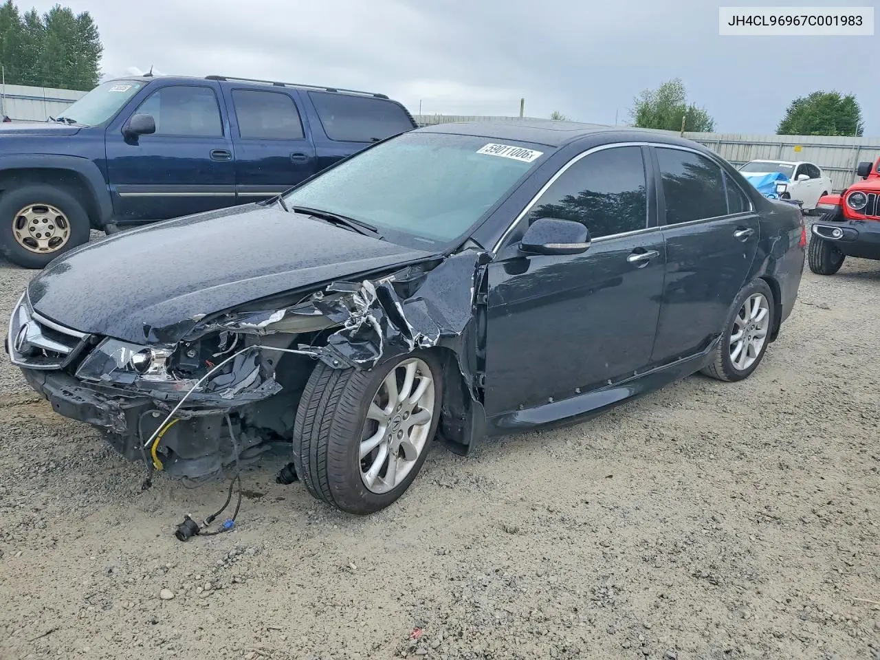 2007 Acura Tsx VIN: JH4CL96967C001983 Lot: 59011006