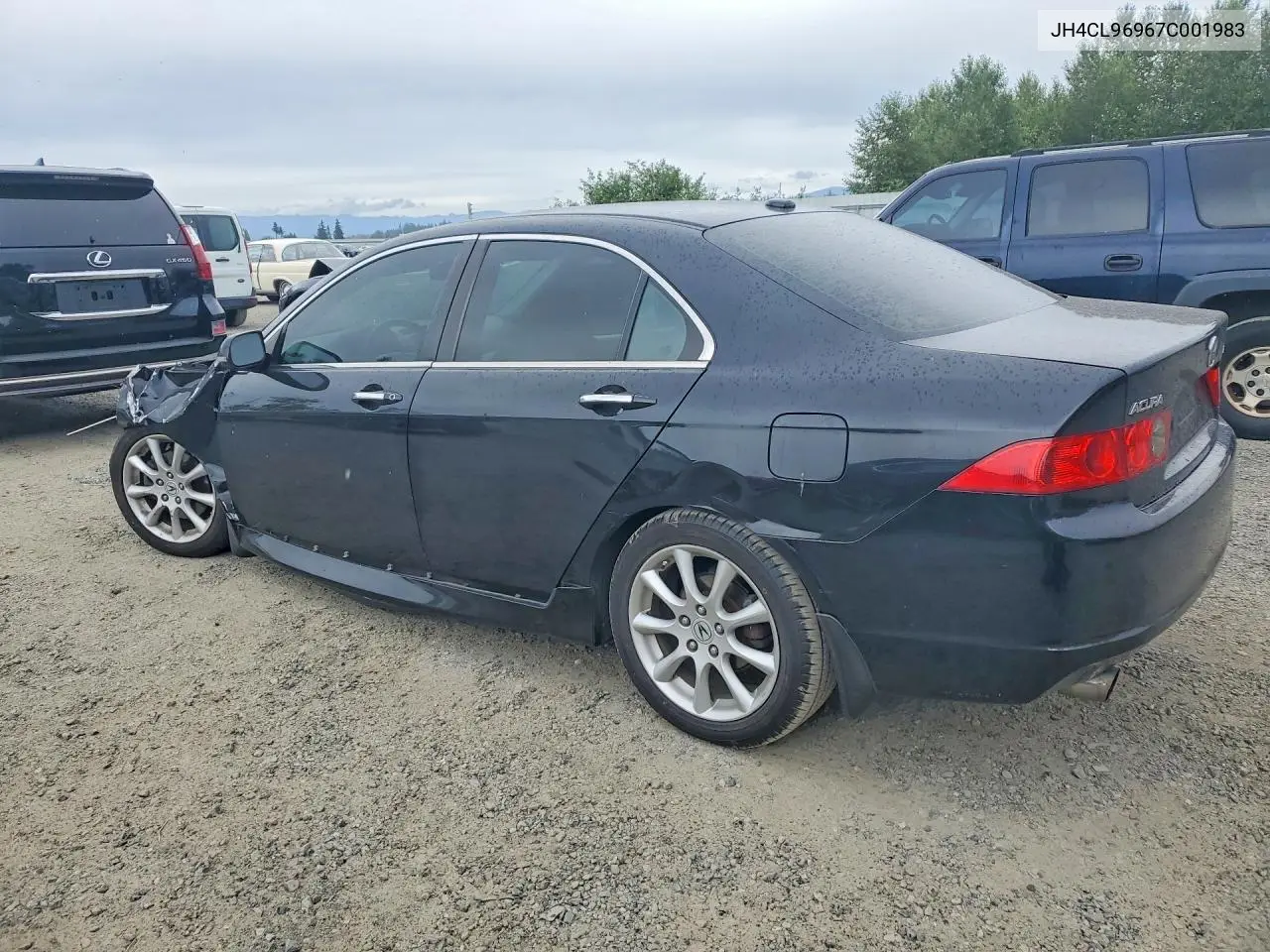 2007 Acura Tsx VIN: JH4CL96967C001983 Lot: 59011006