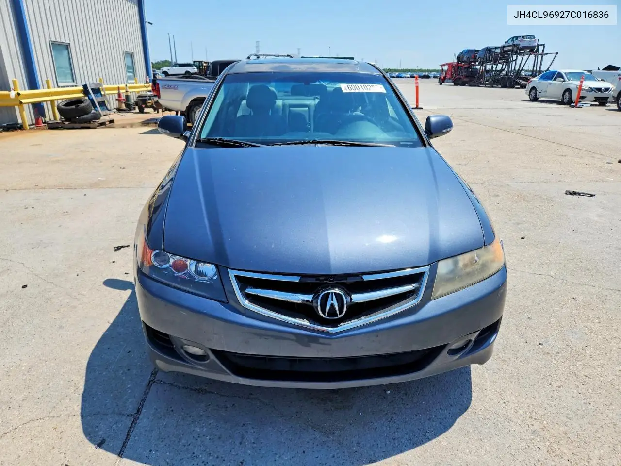 2007 Acura Tsx VIN: JH4CL96927C016836 Lot: 60010256