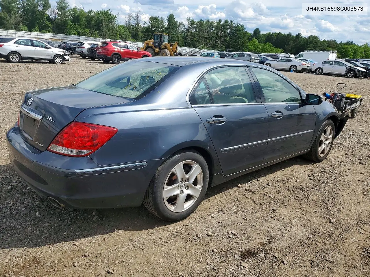 2008 Acura Rl VIN: JH4KB16698C003573 Lot: 55079626
