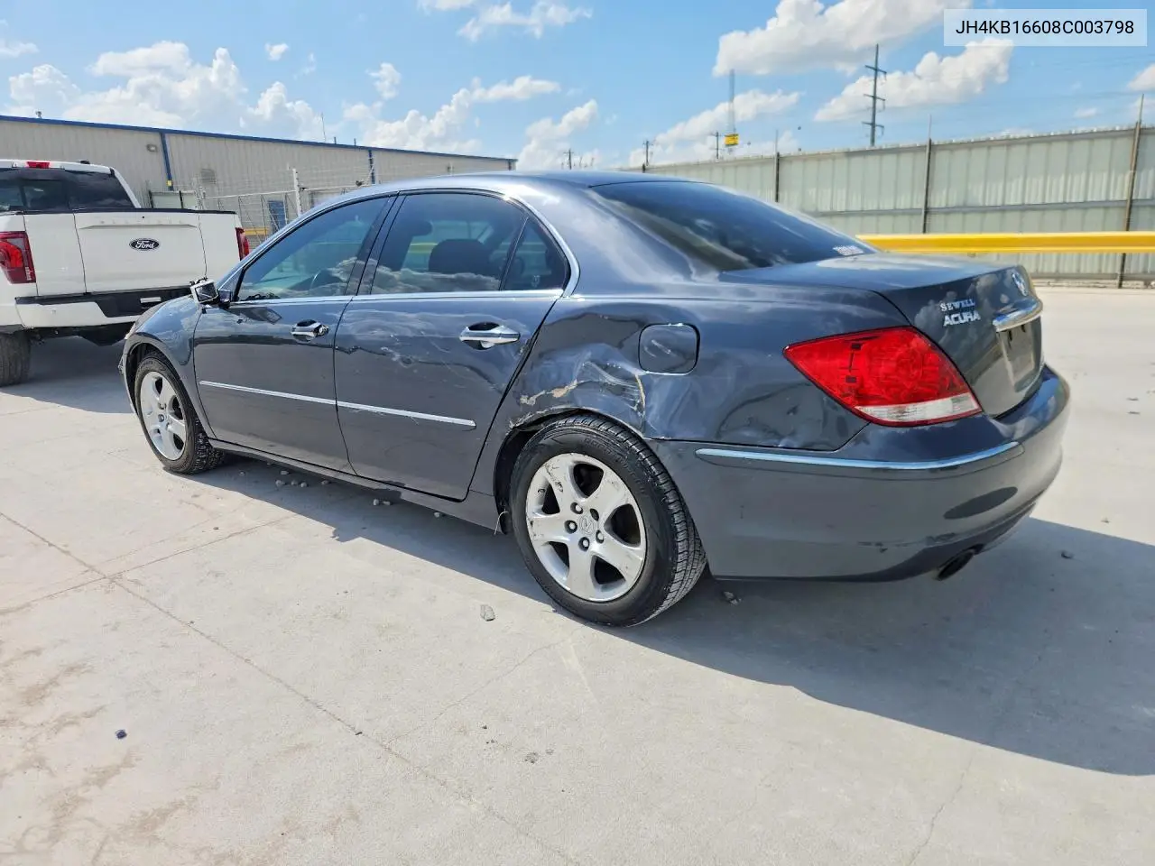 2008 Acura Rl VIN: JH4KB16608C003798 Lot: 55823976