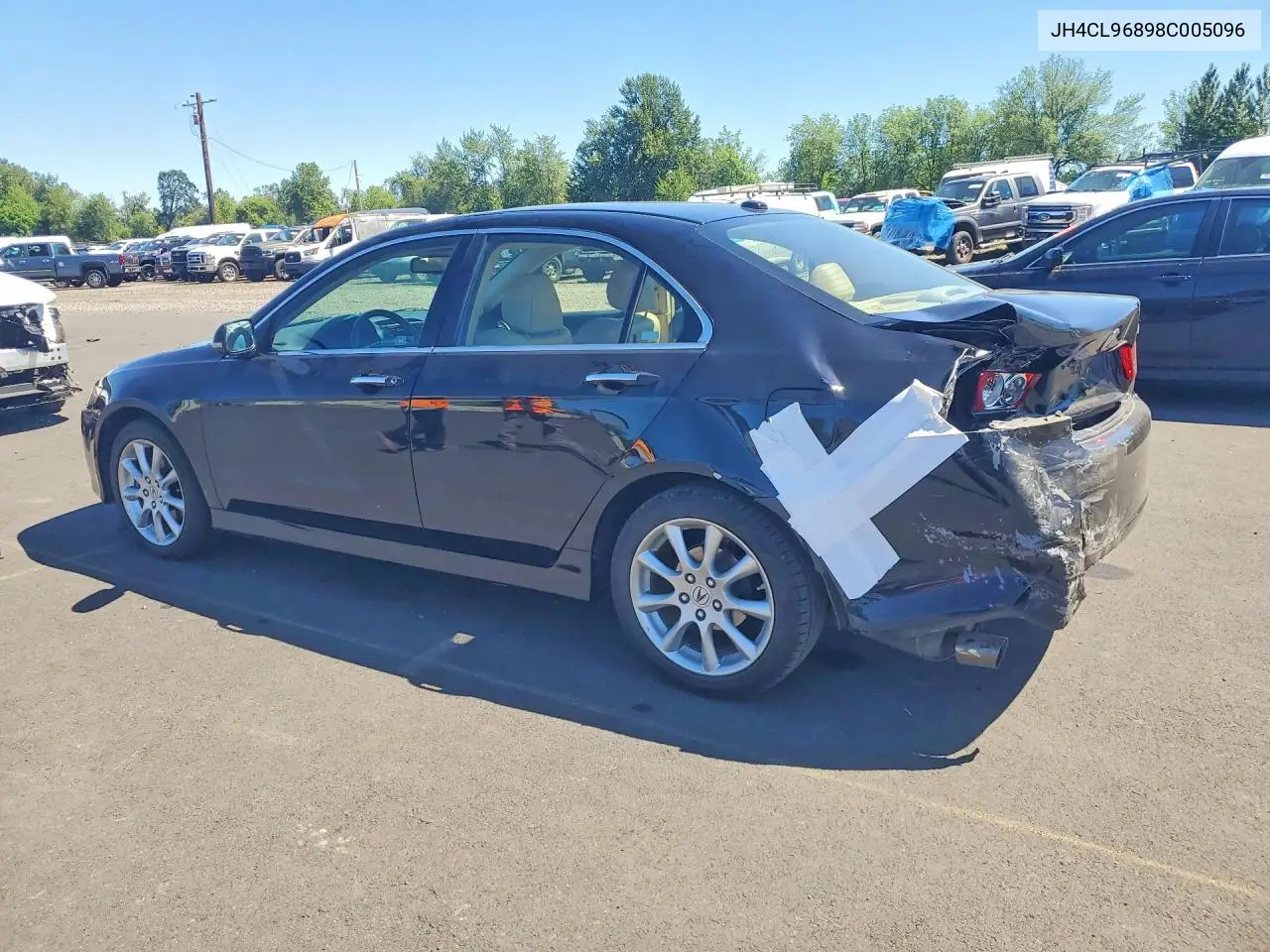2008 Acura Tsx VIN: JH4CL96898C005096 Lot: 57366486