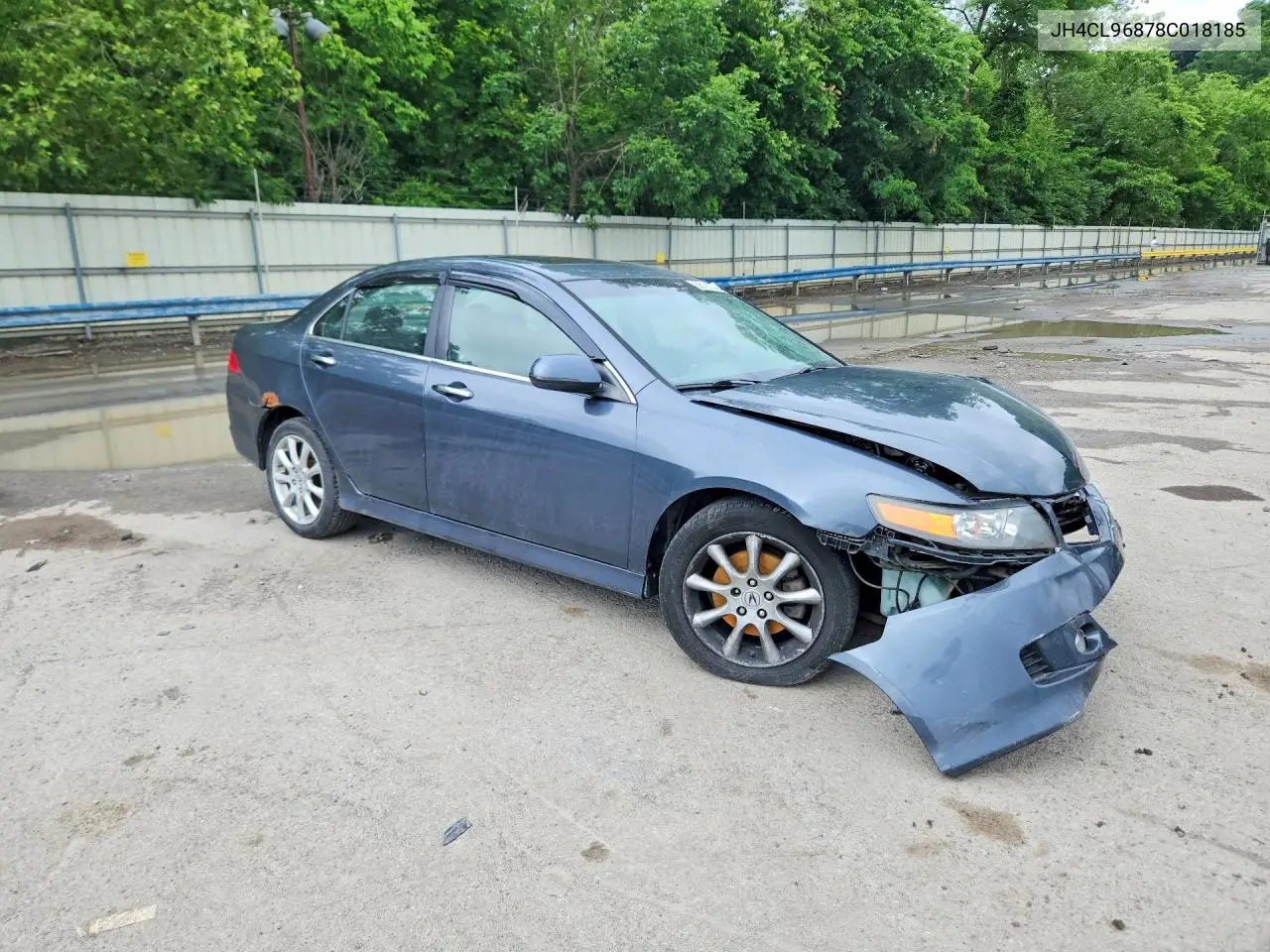 2008 Acura Tsx VIN: JH4CL96878C018185 Lot: 58121346