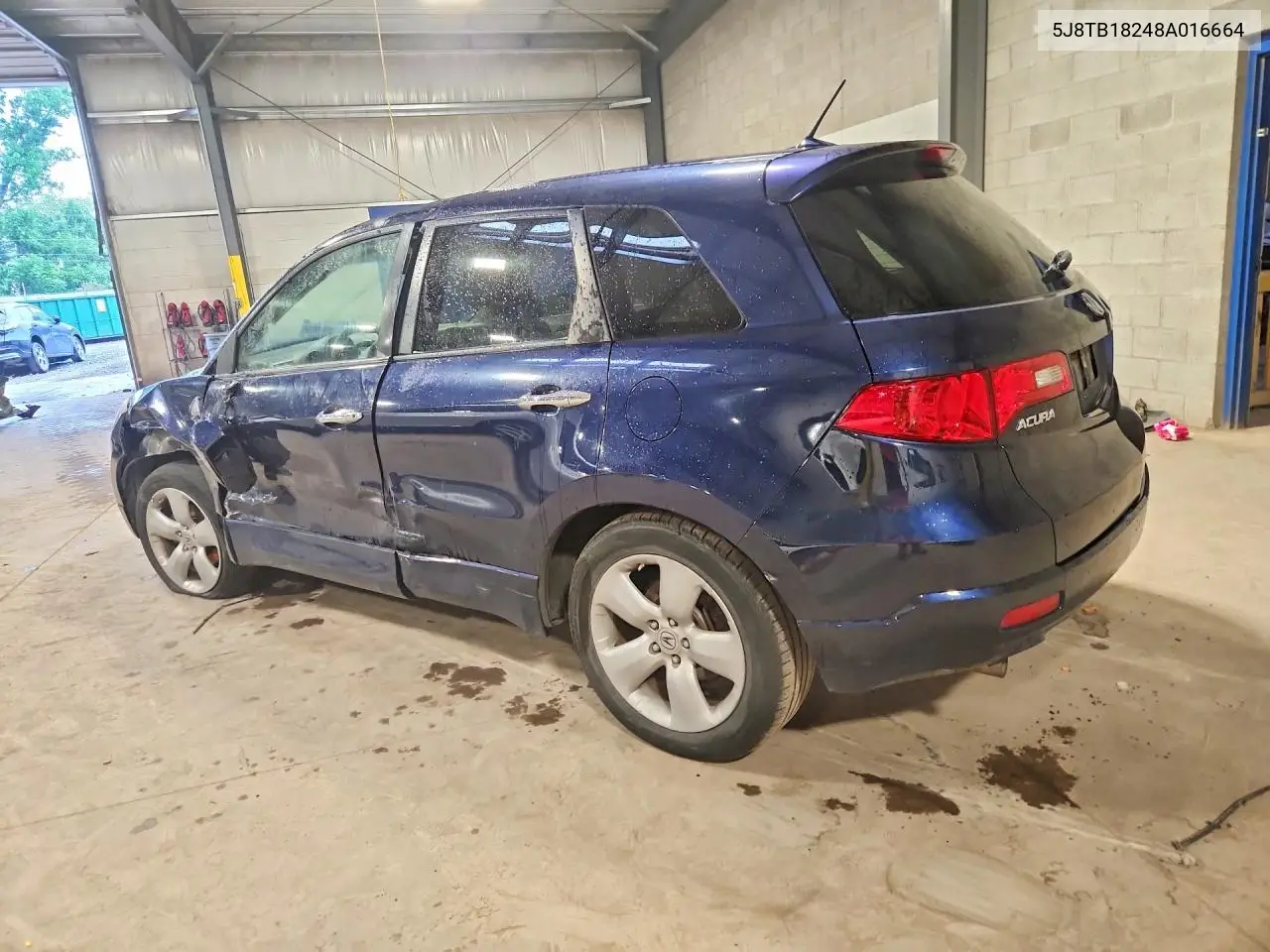 2008 Acura Rdx VIN: 5J8TB18248A016664 Lot: 58741116