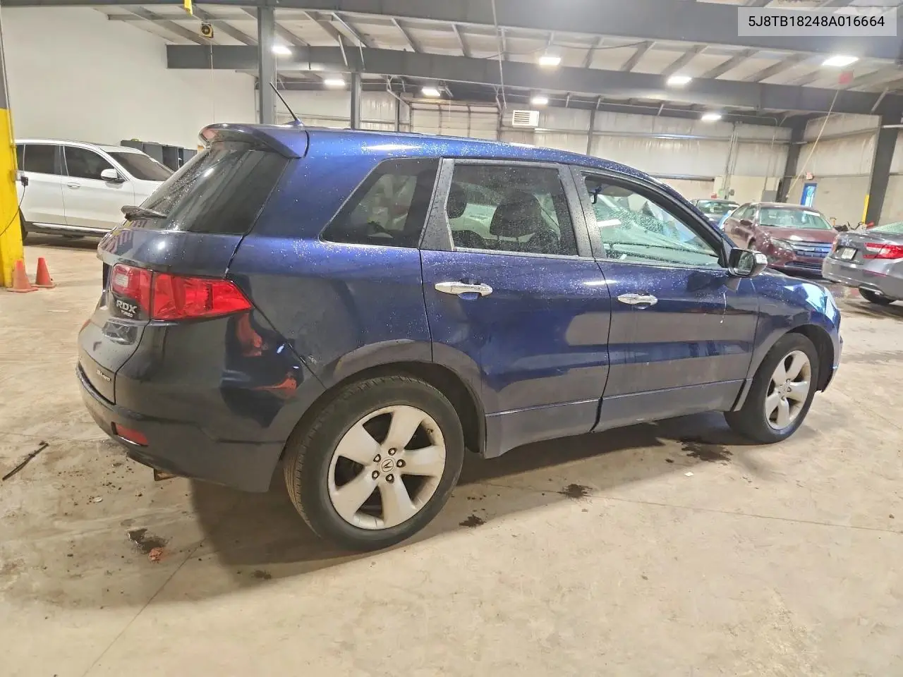 2008 Acura Rdx VIN: 5J8TB18248A016664 Lot: 58741116