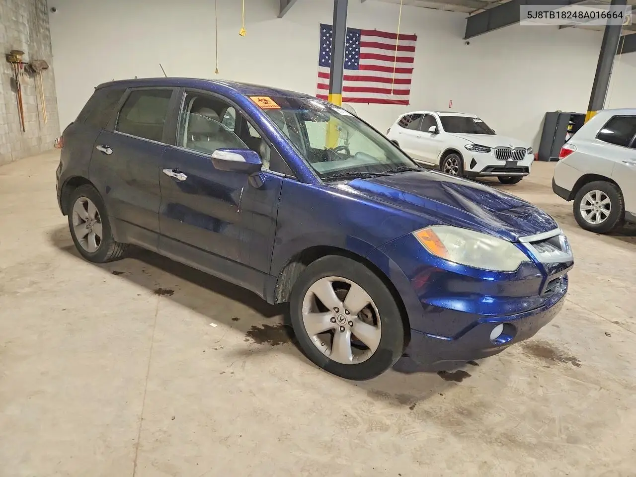 2008 Acura Rdx VIN: 5J8TB18248A016664 Lot: 58741116