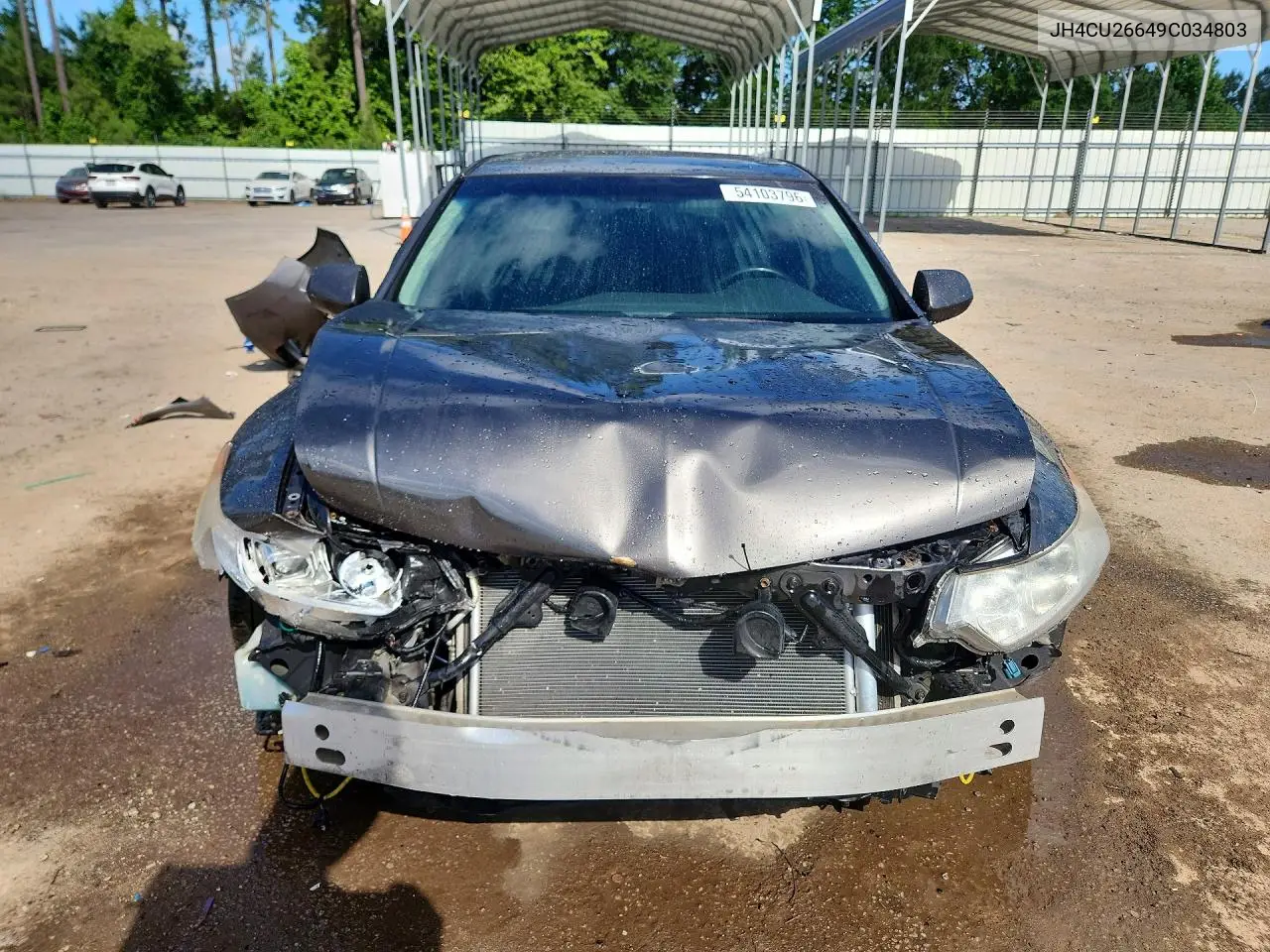 2009 Acura 3.2Cl VIN: JH4CU26649C034803 Lot: 54103796