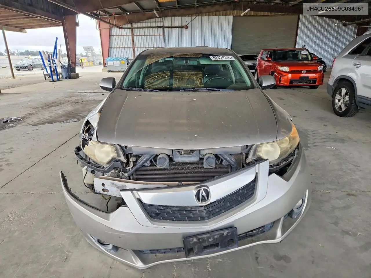 2009 Acura Tsx VIN: JH4CU26609C034961 Lot: 57354376