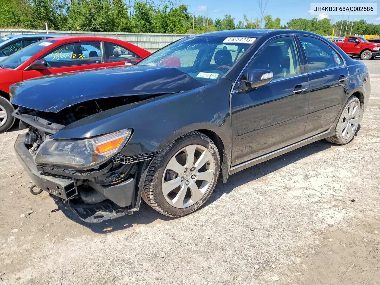 2010 Acura Rl VIN: JH4KB2F68AC002586 Lot: 56830296
