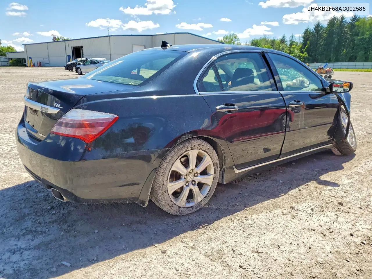 2010 Acura Rl VIN: JH4KB2F68AC002586 Lot: 56830296