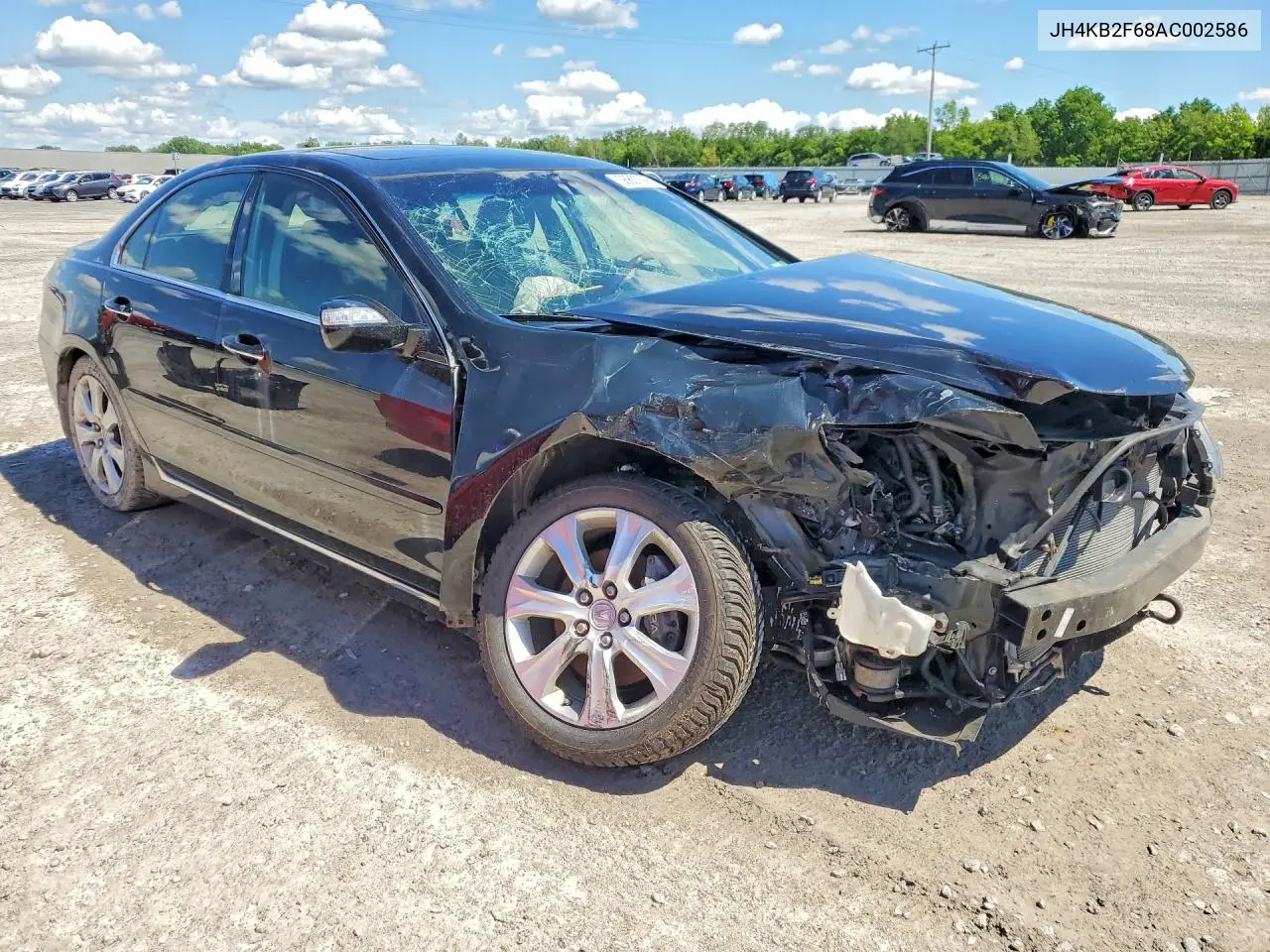 2010 Acura Rl VIN: JH4KB2F68AC002586 Lot: 56830296