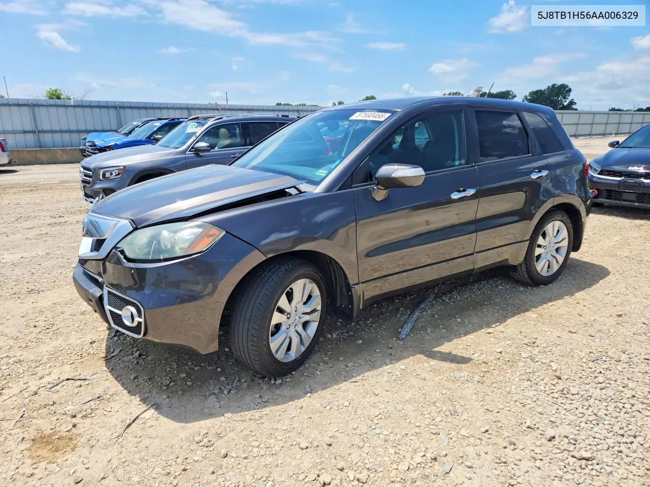 2010 Acura Rdx Technology VIN: 5J8TB1H56AA006329 Lot: 57590466