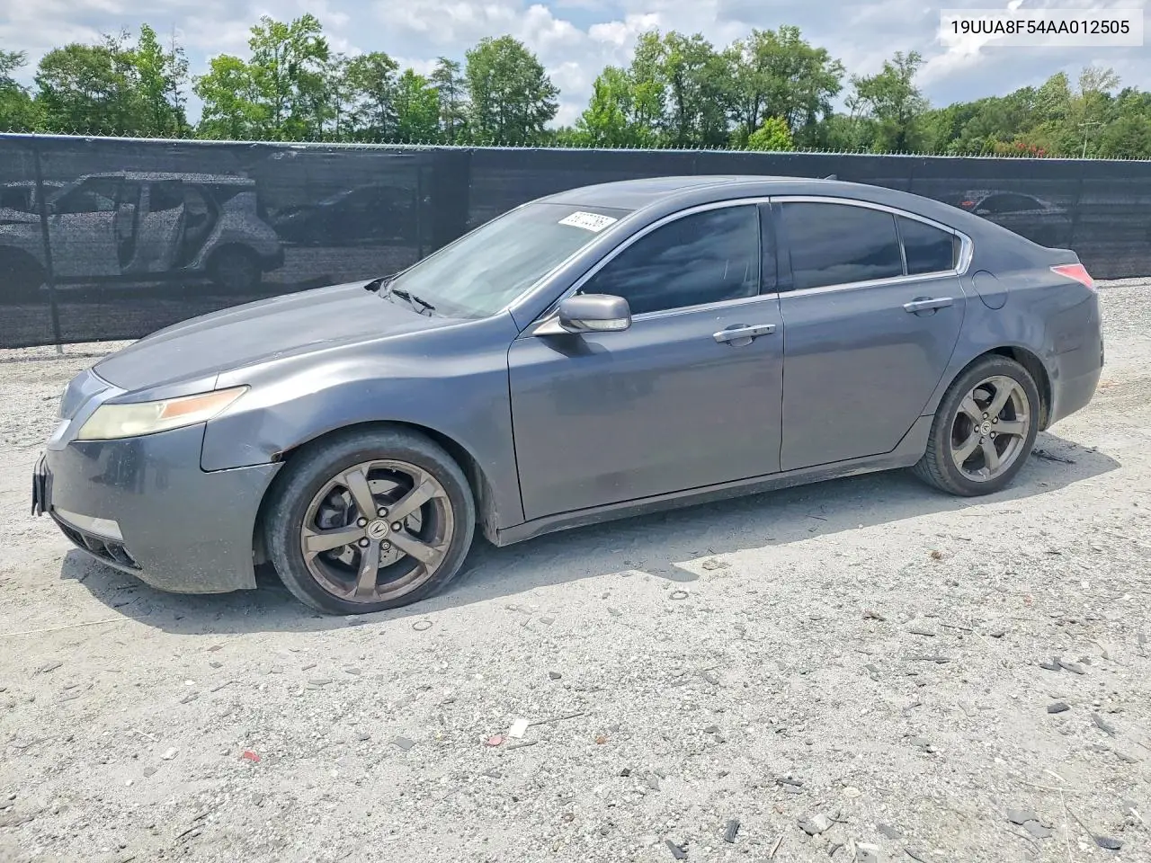 2010 Acura Tl VIN: 19UUA8F54AA012505 Lot: 58070286