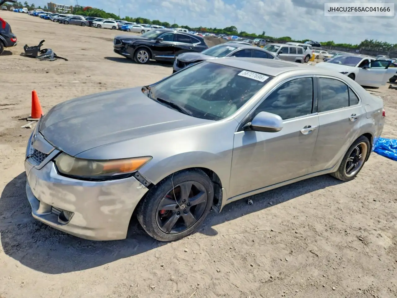 2010 Acura Tsx VIN: JH4CU2F65AC041666 Lot: 58727696