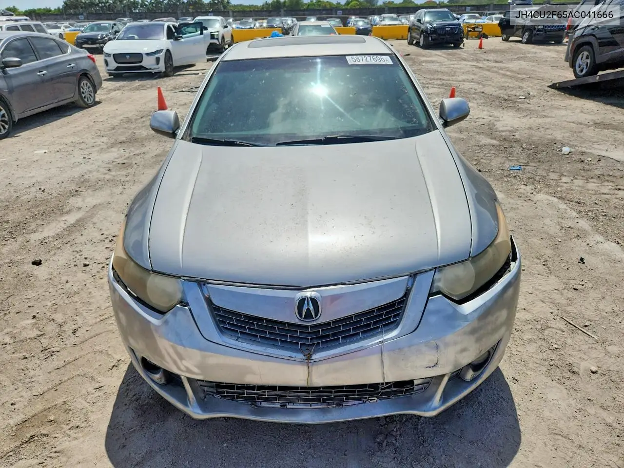 2010 Acura Tsx VIN: JH4CU2F65AC041666 Lot: 58727696