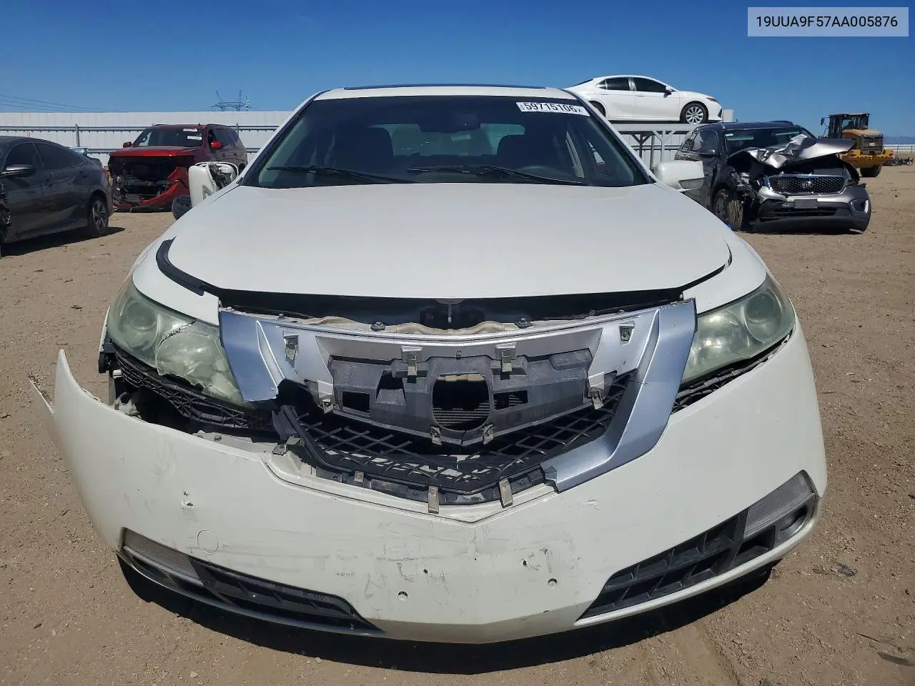 2010 Acura Tl VIN: 19UUA9F57AA005876 Lot: 59715106