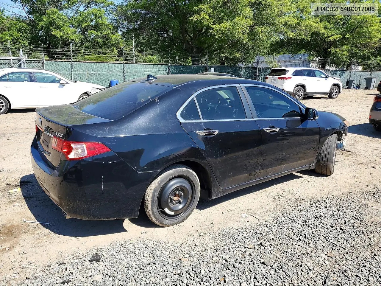 2011 Acura Tsx VIN: JH4CU2F64BC017005 Lot: 55739146