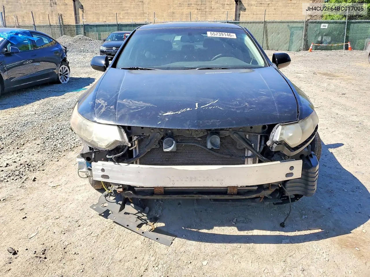 2011 Acura Tsx VIN: JH4CU2F64BC017005 Lot: 55739146