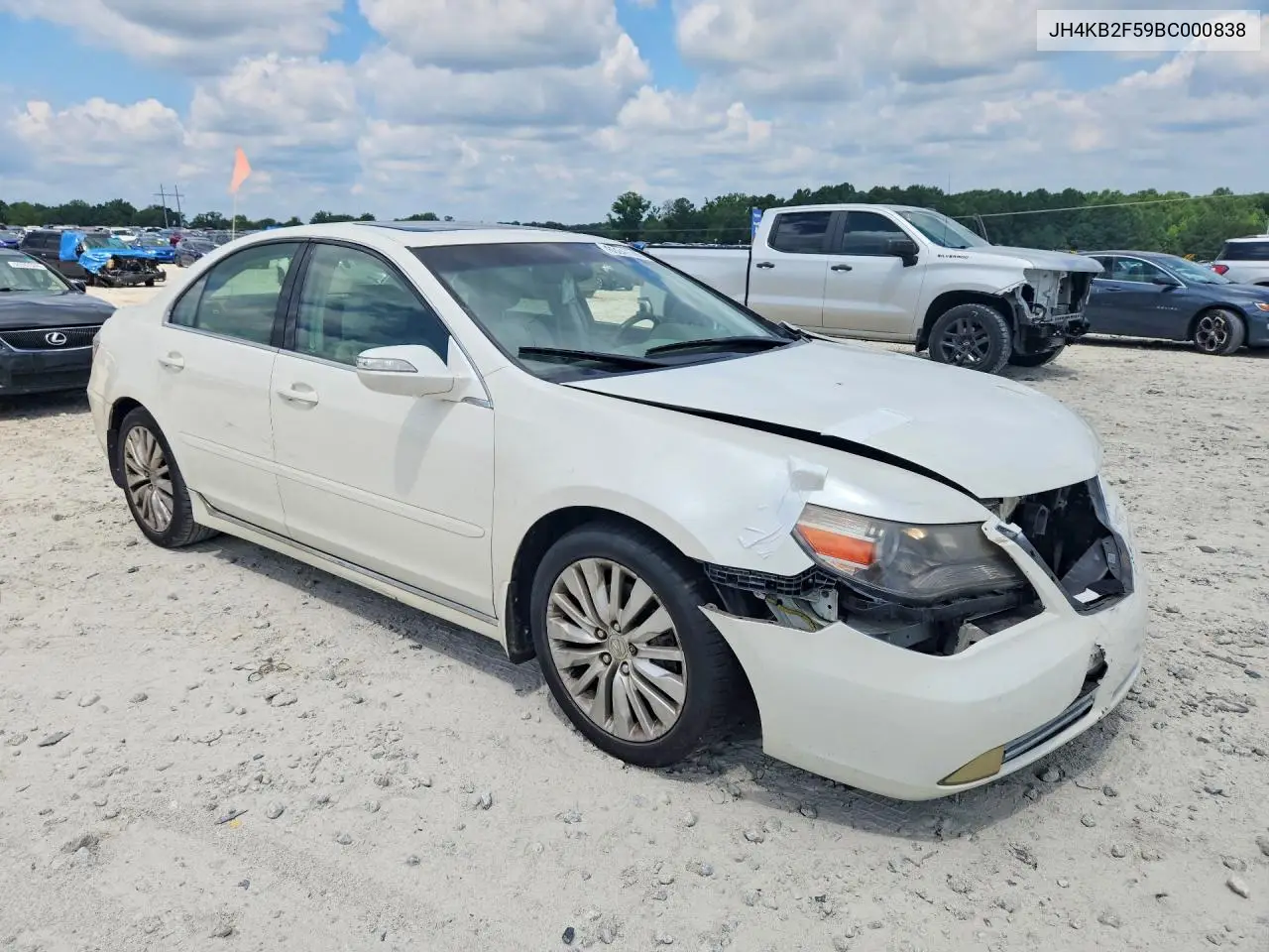 2011 Acura Rl VIN: JH4KB2F59BC000838 Lot: 60247596