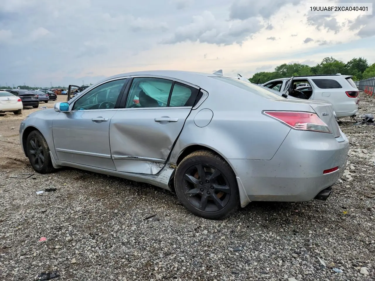 2012 Acura Tl VIN: 19UUA8F2XCA040401 Lot: 56746966