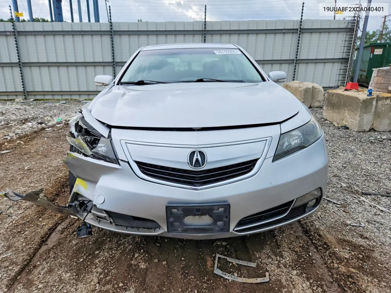 2012 Acura Tl VIN: 19UUA8F2XCA040401 Lot: 56746966