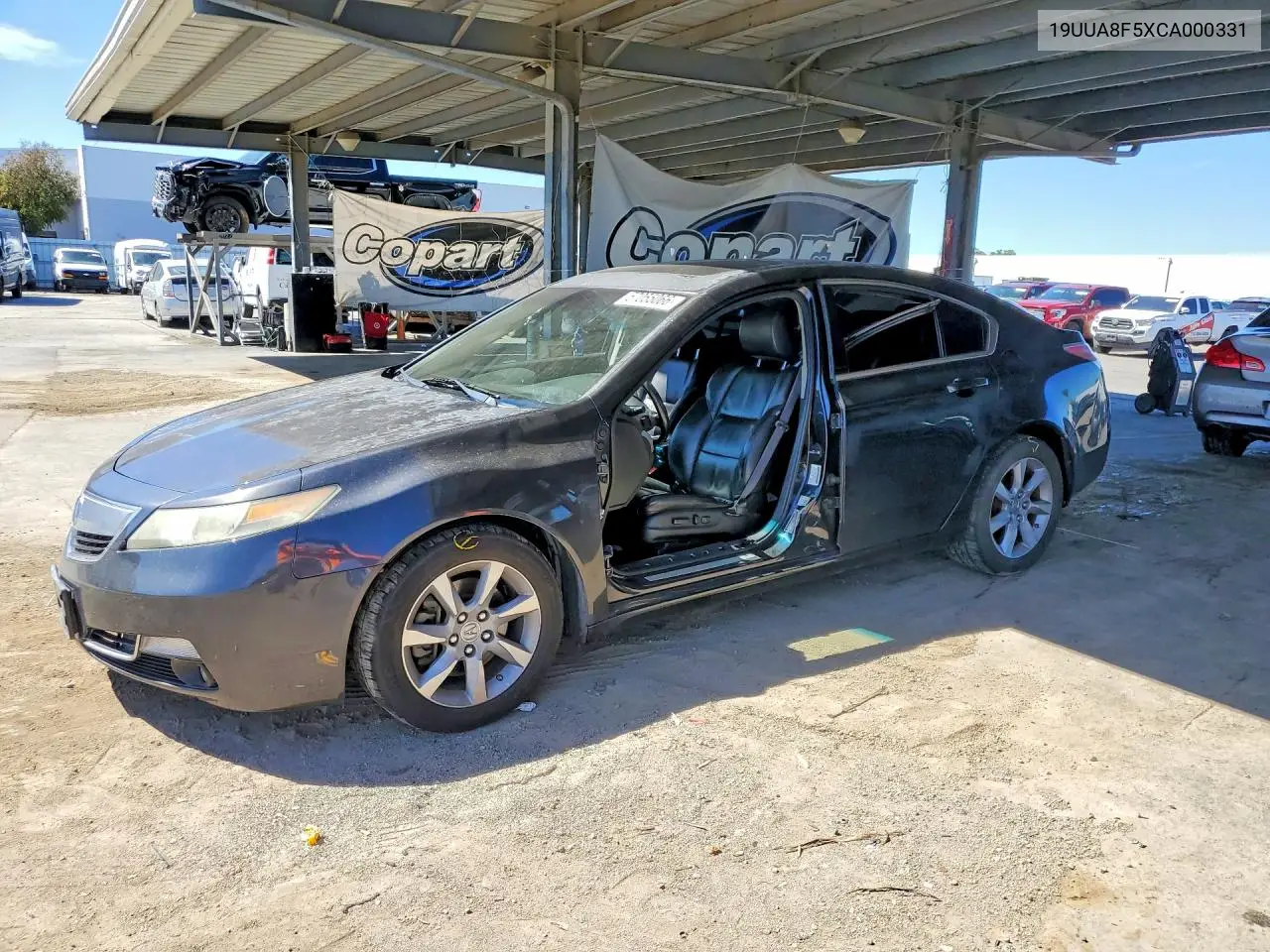 2012 Acura Tl VIN: 19UUA8F5XCA000331 Lot: 57055066