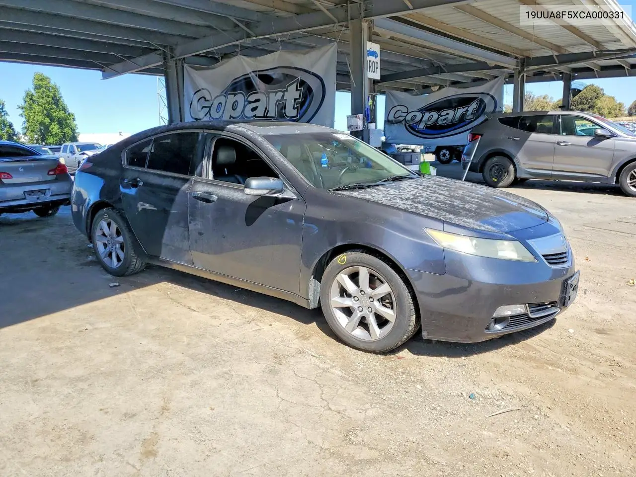 2012 Acura Tl VIN: 19UUA8F5XCA000331 Lot: 57055066