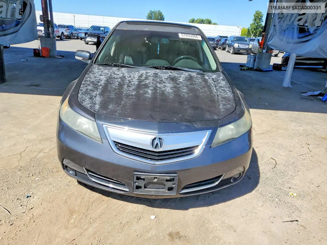 2012 Acura Tl VIN: 19UUA8F5XCA000331 Lot: 57055066