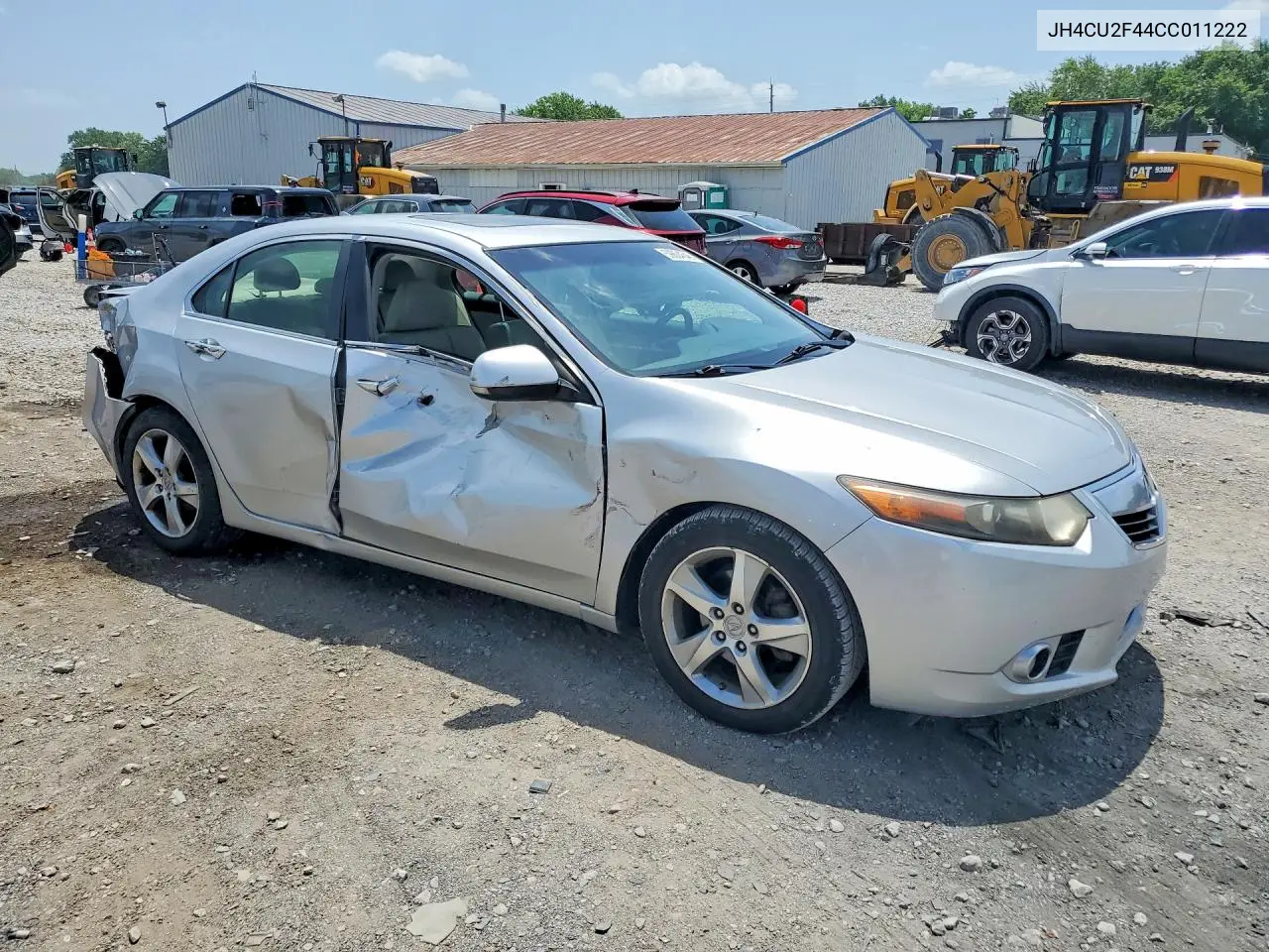 2012 Acura Tsx VIN: JH4CU2F44CC011222 Lot: 59604546