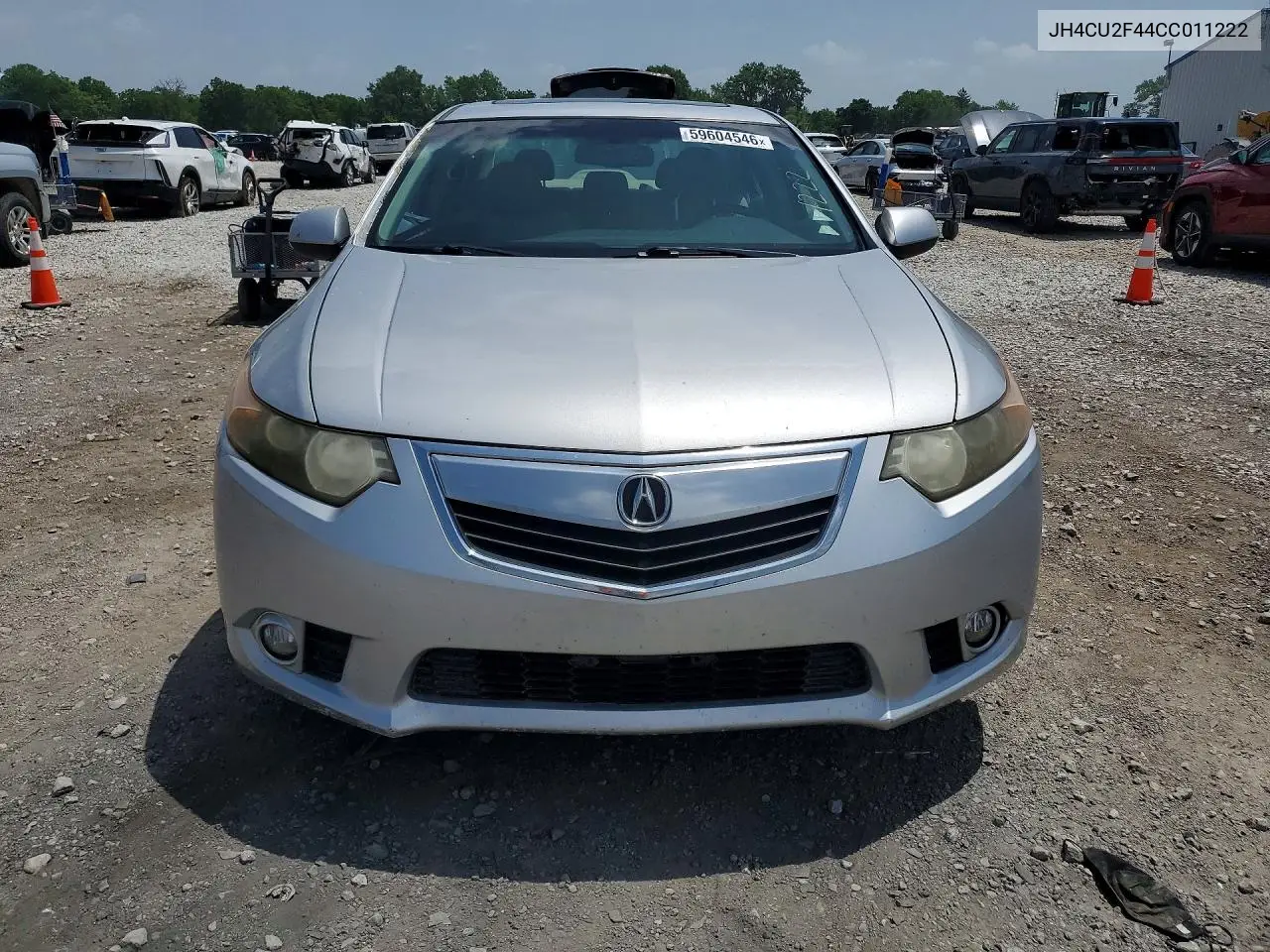 2012 Acura Tsx VIN: JH4CU2F44CC011222 Lot: 59604546