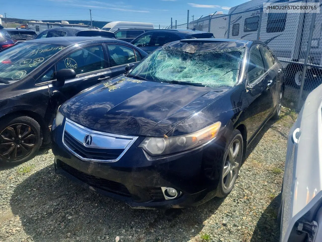 2013 Acura Tsx VIN: JH4CU2F57DC800765 Lot: 55241906
