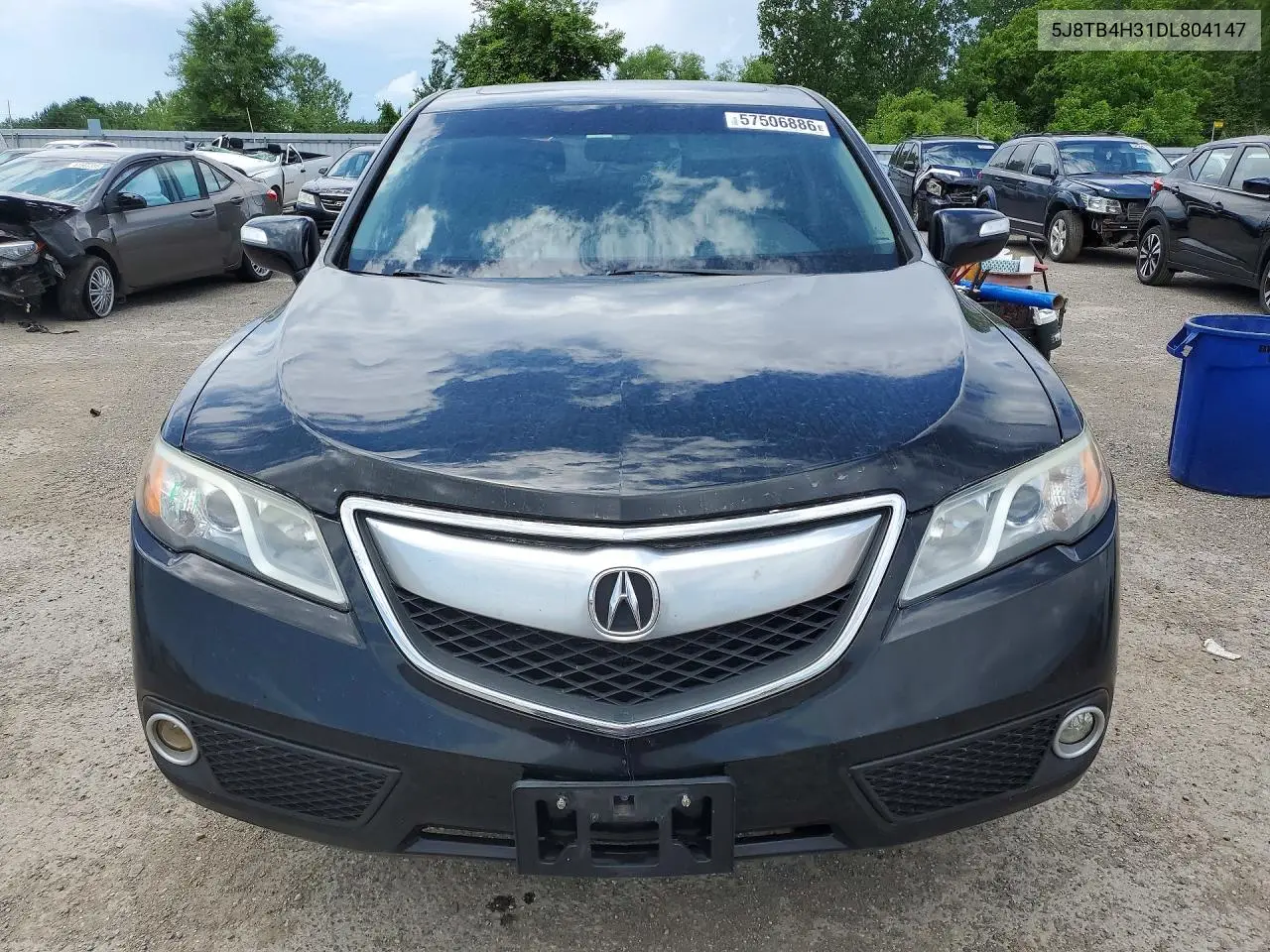 2013 Acura Rdx VIN: 5J8TB4H31DL804147 Lot: 57506886