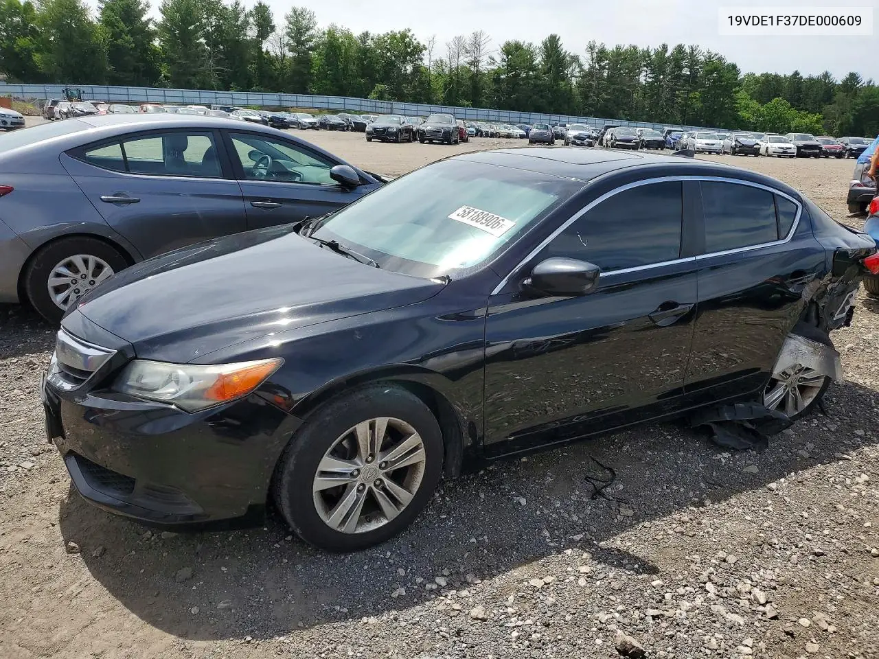 2013 Acura Ilx 20 VIN: 19VDE1F37DE000609 Lot: 58188906