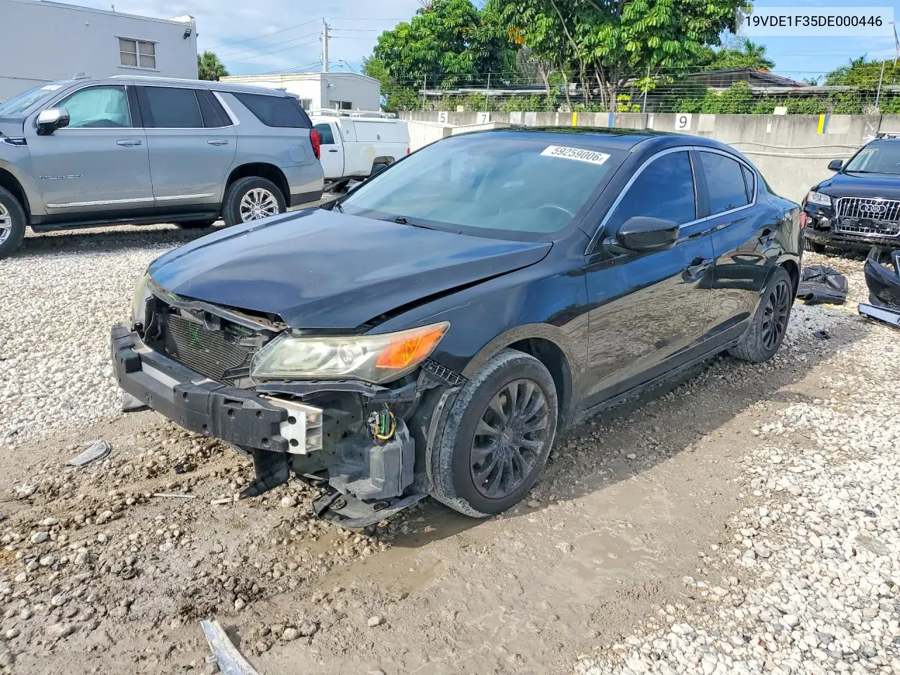 2013 Acura Ilx 20 VIN: 19VDE1F35DE000446 Lot: 59259006