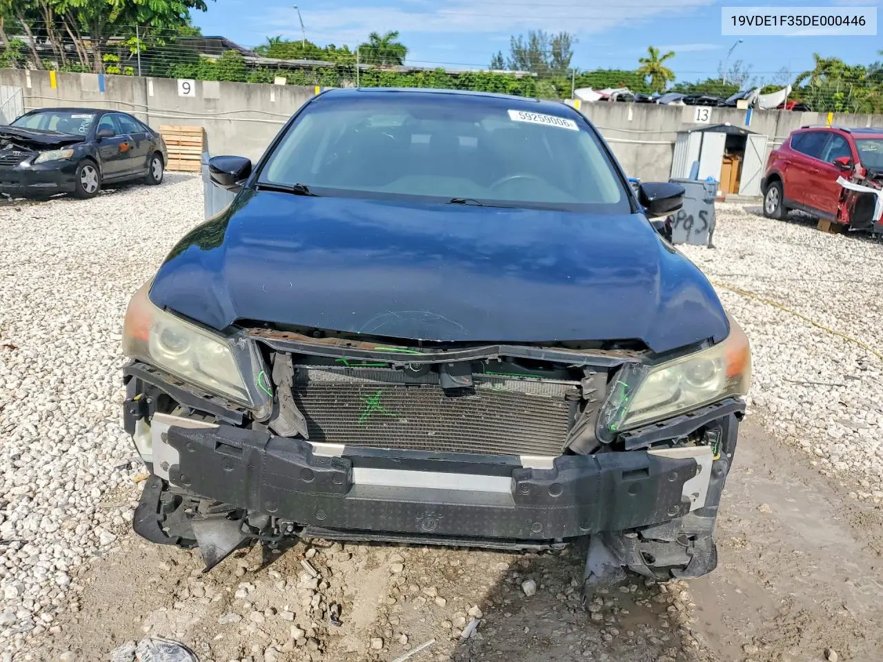 2013 Acura Ilx 20 VIN: 19VDE1F35DE000446 Lot: 59259006