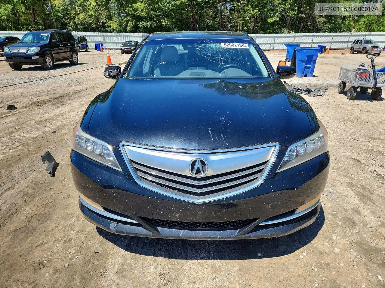 2014 Acura Rlx Tech VIN: JH4KC1F52EC000174 Lot: 52902186
