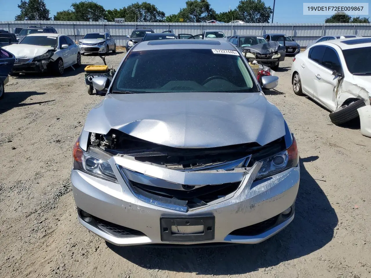 2014 Acura Ilx 20 Tech VIN: 19VDE1F72EE009867 Lot: 57227446
