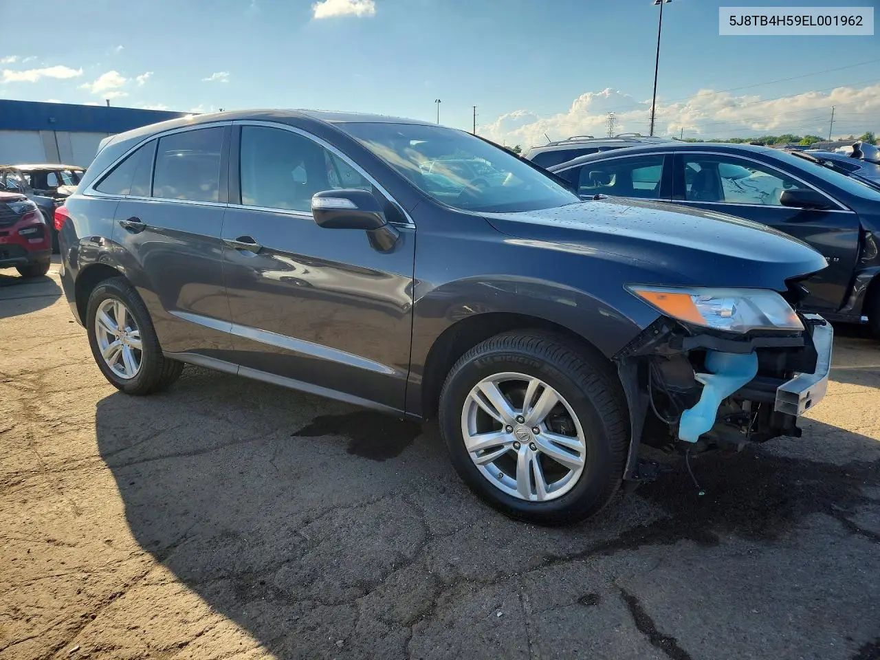 2014 Acura Rdx Technology VIN: 5J8TB4H59EL001962 Lot: 57825856