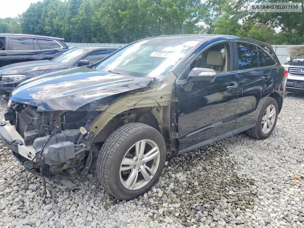 2014 Acura Rdx VIN: 5J8TB4H37EL017110 Lot: 57827866