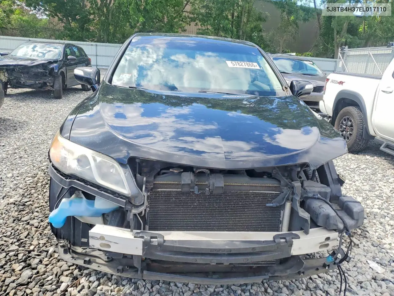 2014 Acura Rdx VIN: 5J8TB4H37EL017110 Lot: 57827866