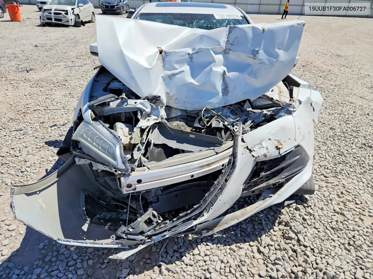 2015 Acura Tlx VIN: 19UUB1F30FA006727 Lot: 57180236