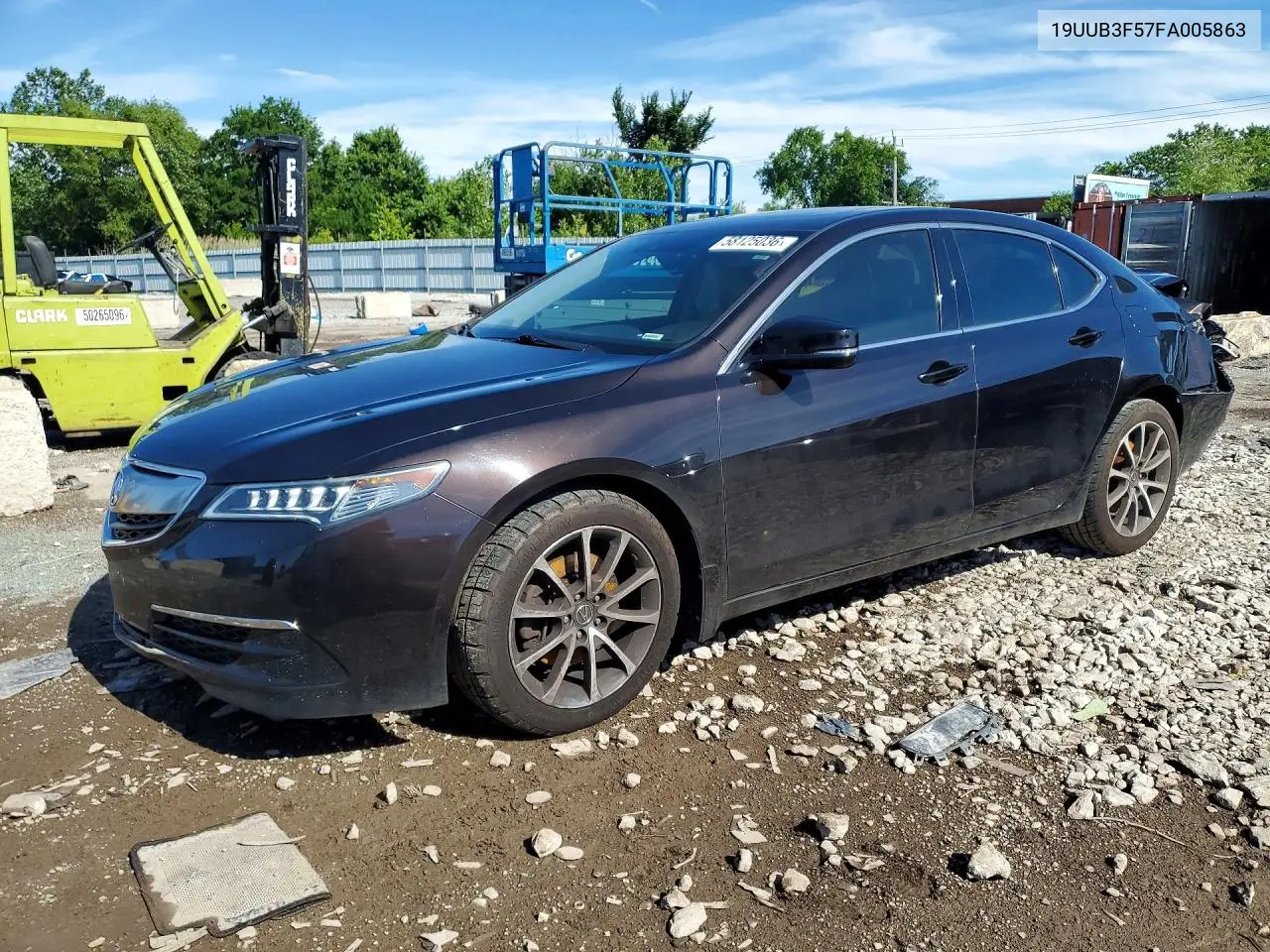 2015 Acura Tlx Tech VIN: 19UUB3F57FA005863 Lot: 58125036