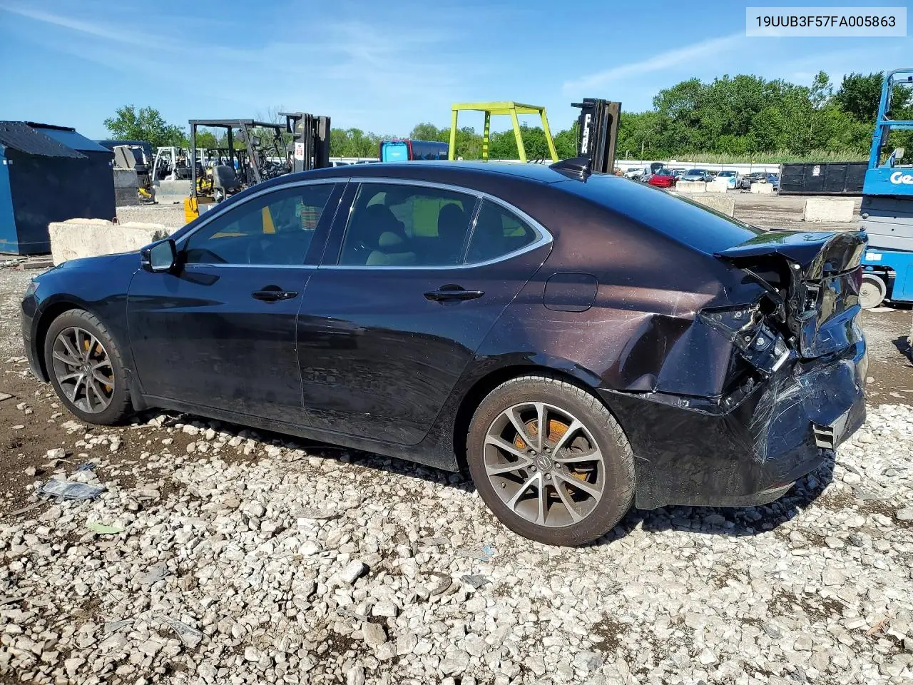 2015 Acura Tlx Tech VIN: 19UUB3F57FA005863 Lot: 58125036