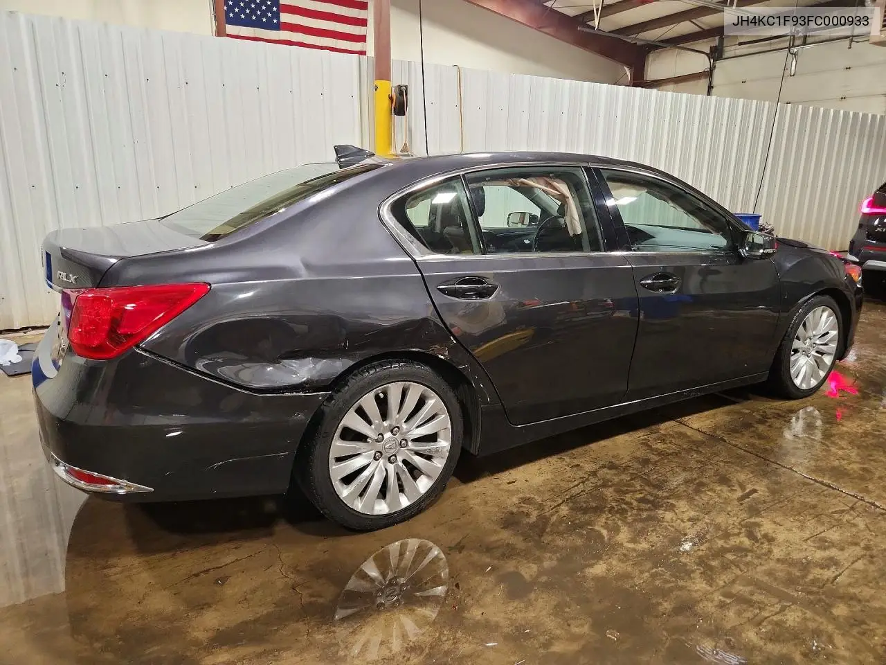 2015 Acura Rlx Advance VIN: JH4KC1F93FC000933 Lot: 58290996