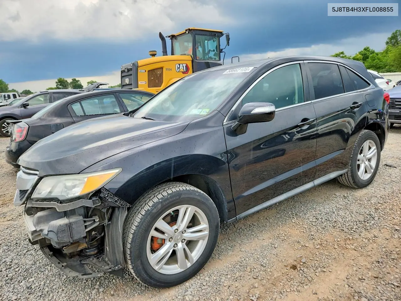 2015 Acura Rdx VIN: 5J8TB4H3XFL008855 Lot: 58662106