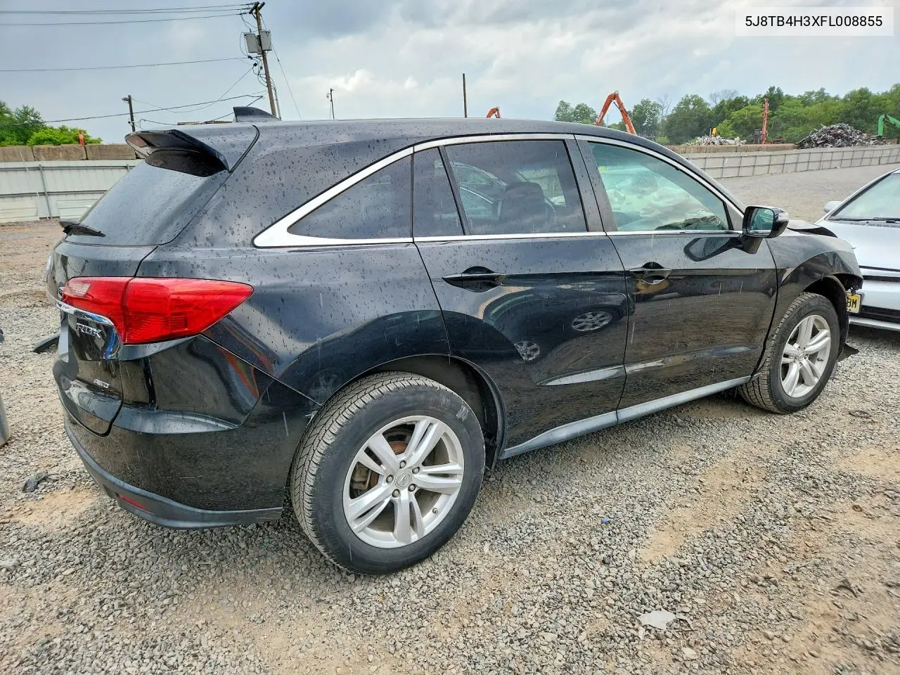 2015 Acura Rdx VIN: 5J8TB4H3XFL008855 Lot: 58662106